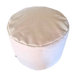 Obrázek pro produkt Válec koženkový bílý⌀40x30 cm
