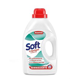 Prací gel SOFT 2,5l s dezinfekční přísadou Obrázek pro produkt Prací gel SOFT 2,5l s dezinfekční přísadou