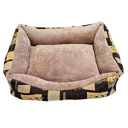 Pelech zelený se žlutým vzorem 50X70 cm Obrázek pro produkt Pelech zelený se žlutým vzorem 50X70 cm