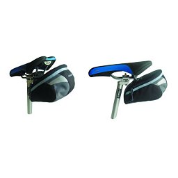 Brašna pod sedlo TWIST APACHE černo/modrá Obrázek pro produkt Brašna pod sedlo TWIST APACHE černo/modrá